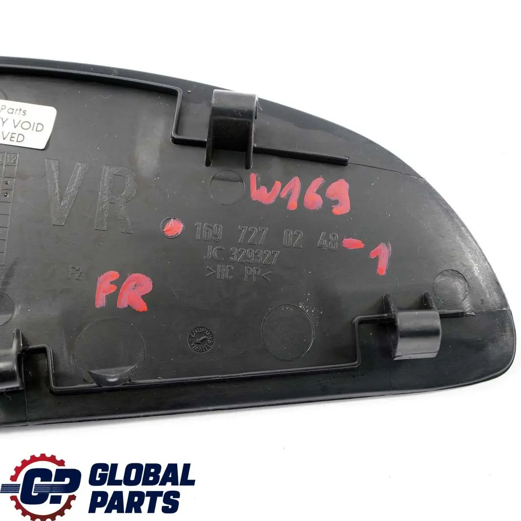 Mercedes-Benz A B W169 W245 Front Right Door O/S Control Unit Cap Trim Black