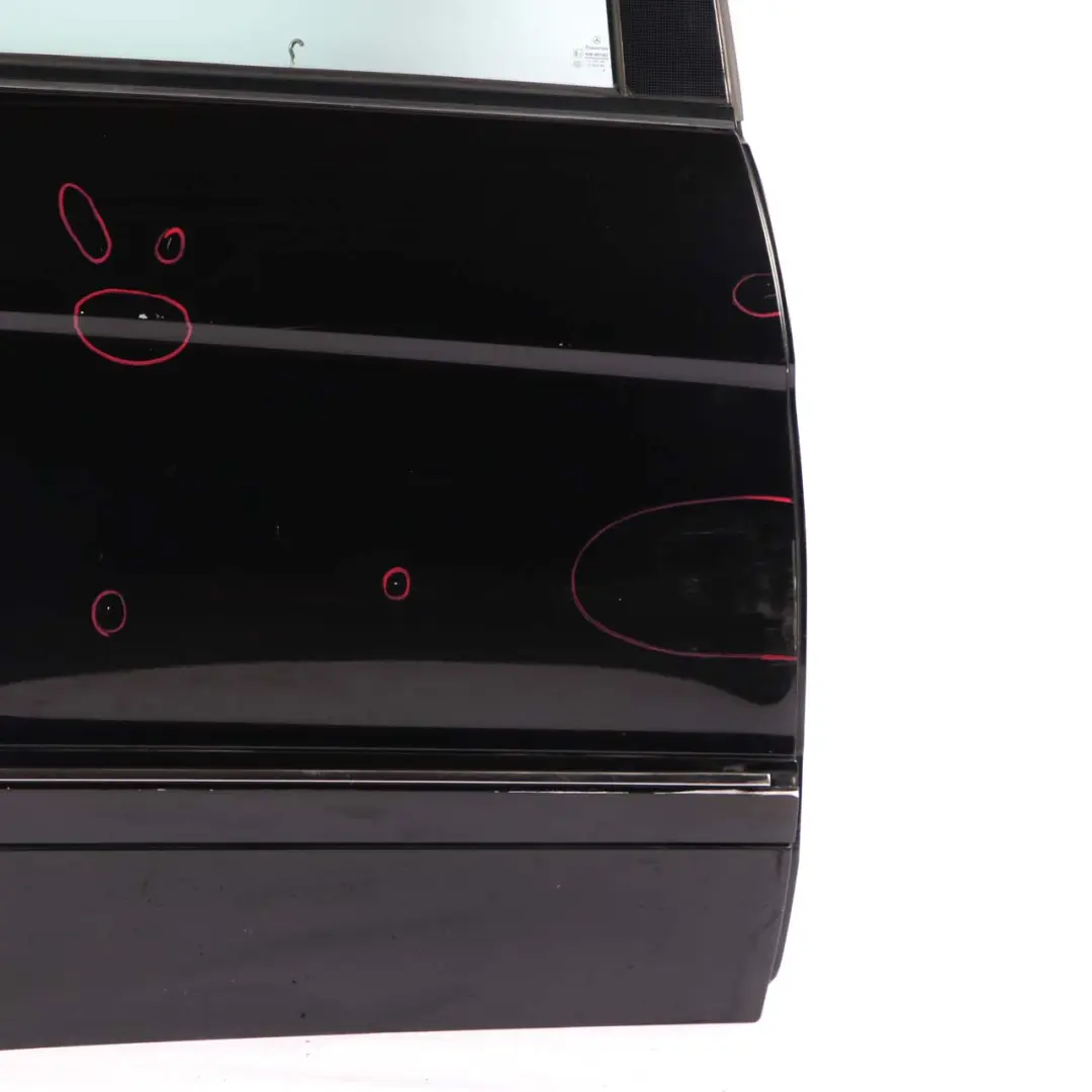 Mercedes W245 Door Rear Right O/S Covering Panel Cosmosschwarz Black - 191