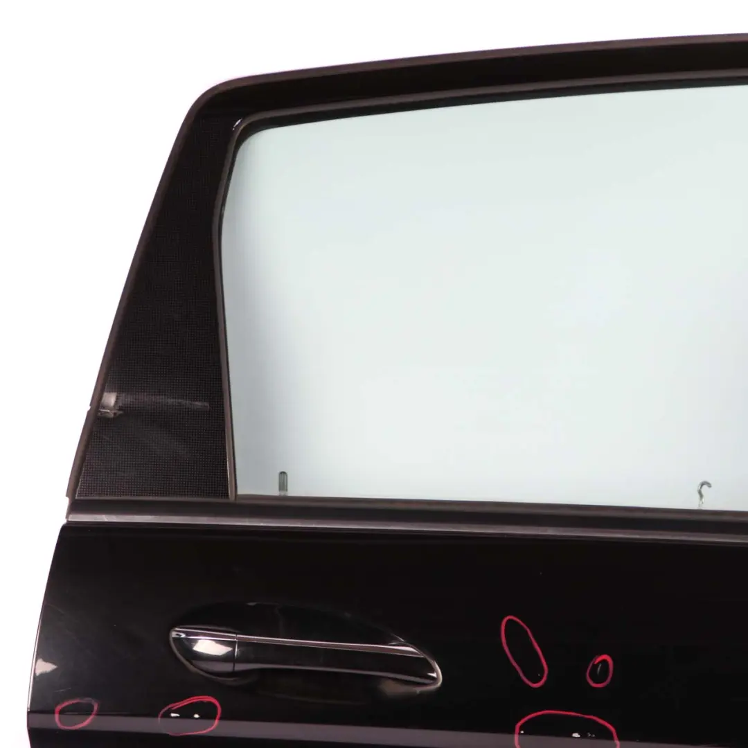 Mercedes W245 Door Rear Right O/S Covering Panel Cosmosschwarz Black - 191