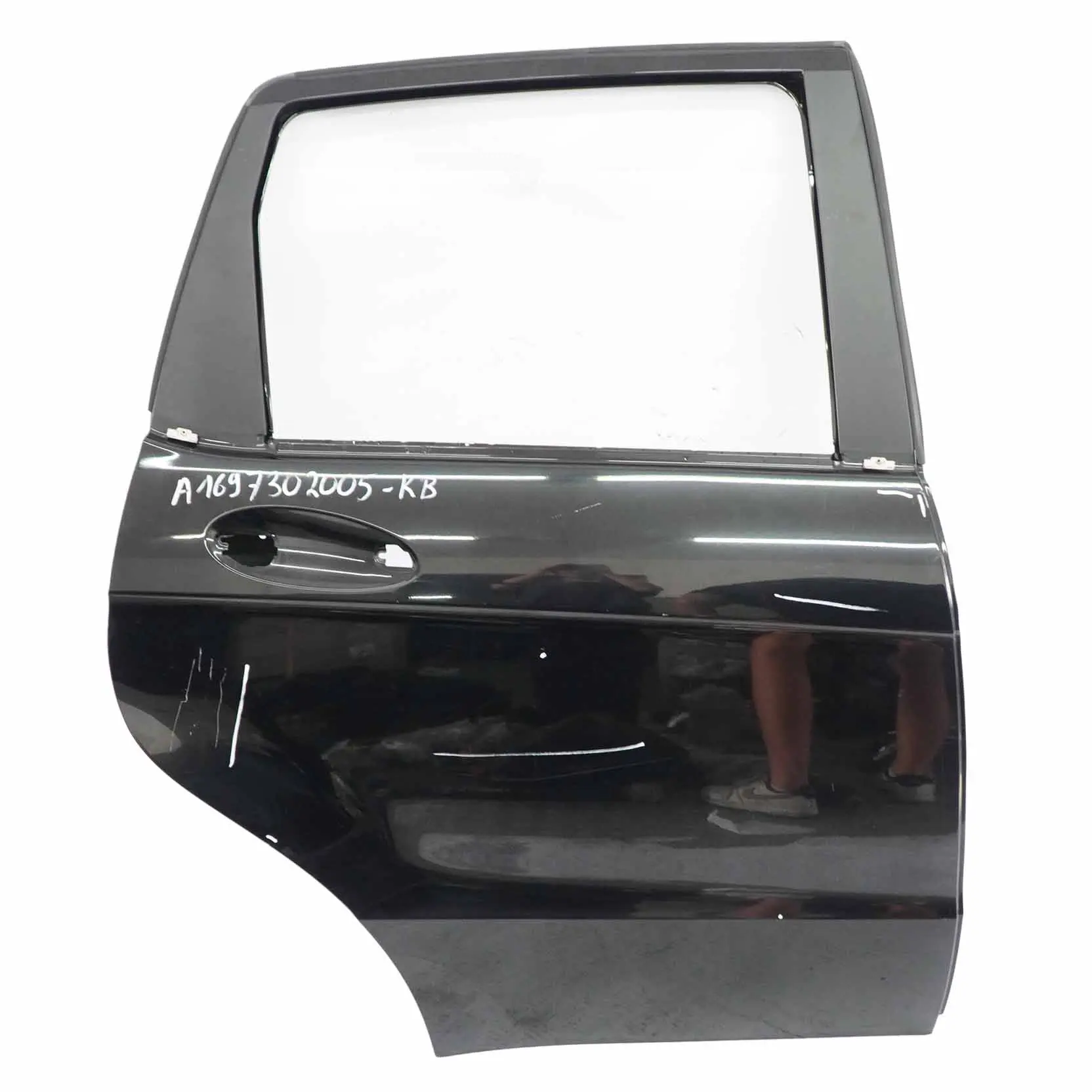 Rear Door Mercedes W169 Right O/S Panel Kosmos Cosmic Black Metallic - 191