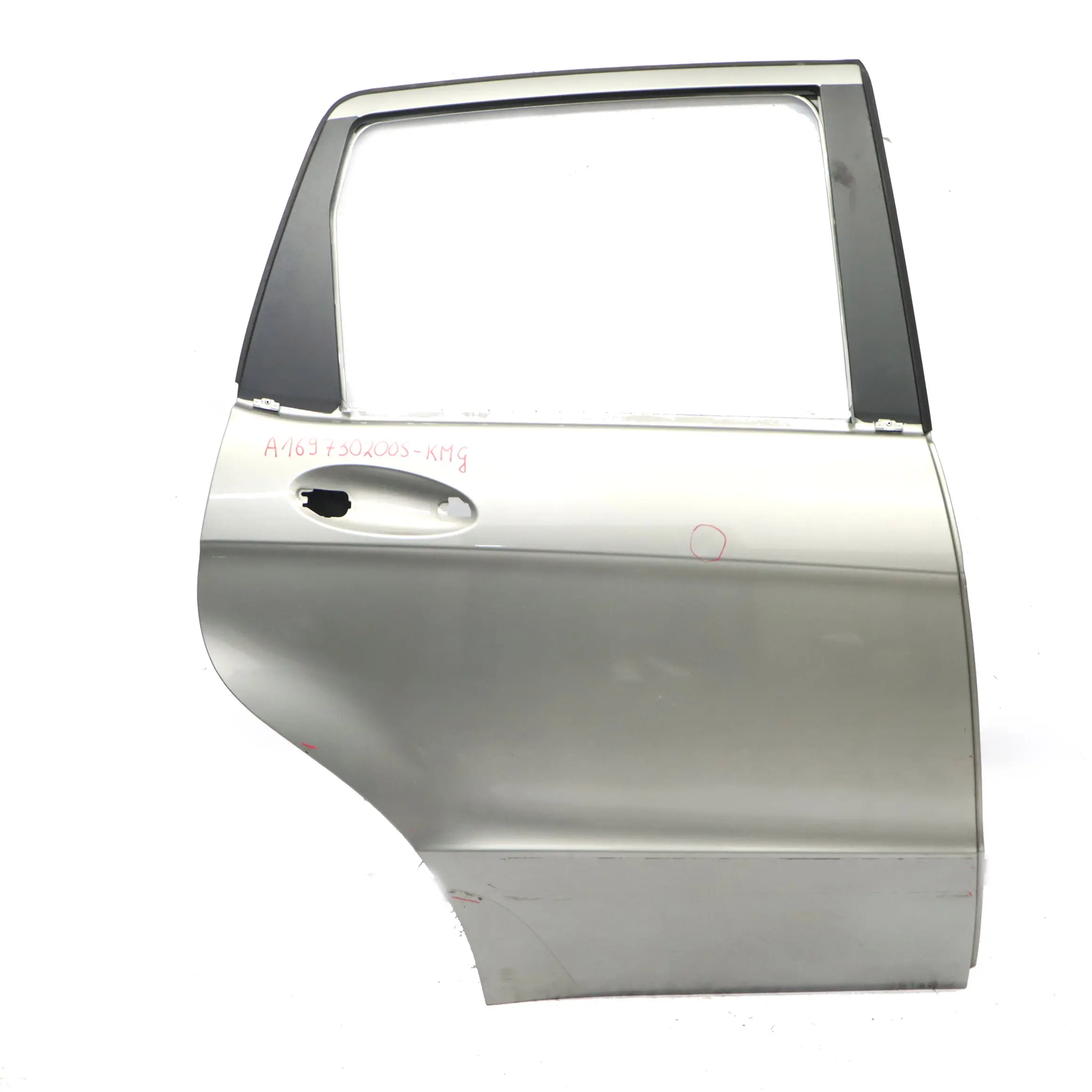 Mercedes W169 Door Rear Right O/S Kometgrau Comet Grey Metallic - 748