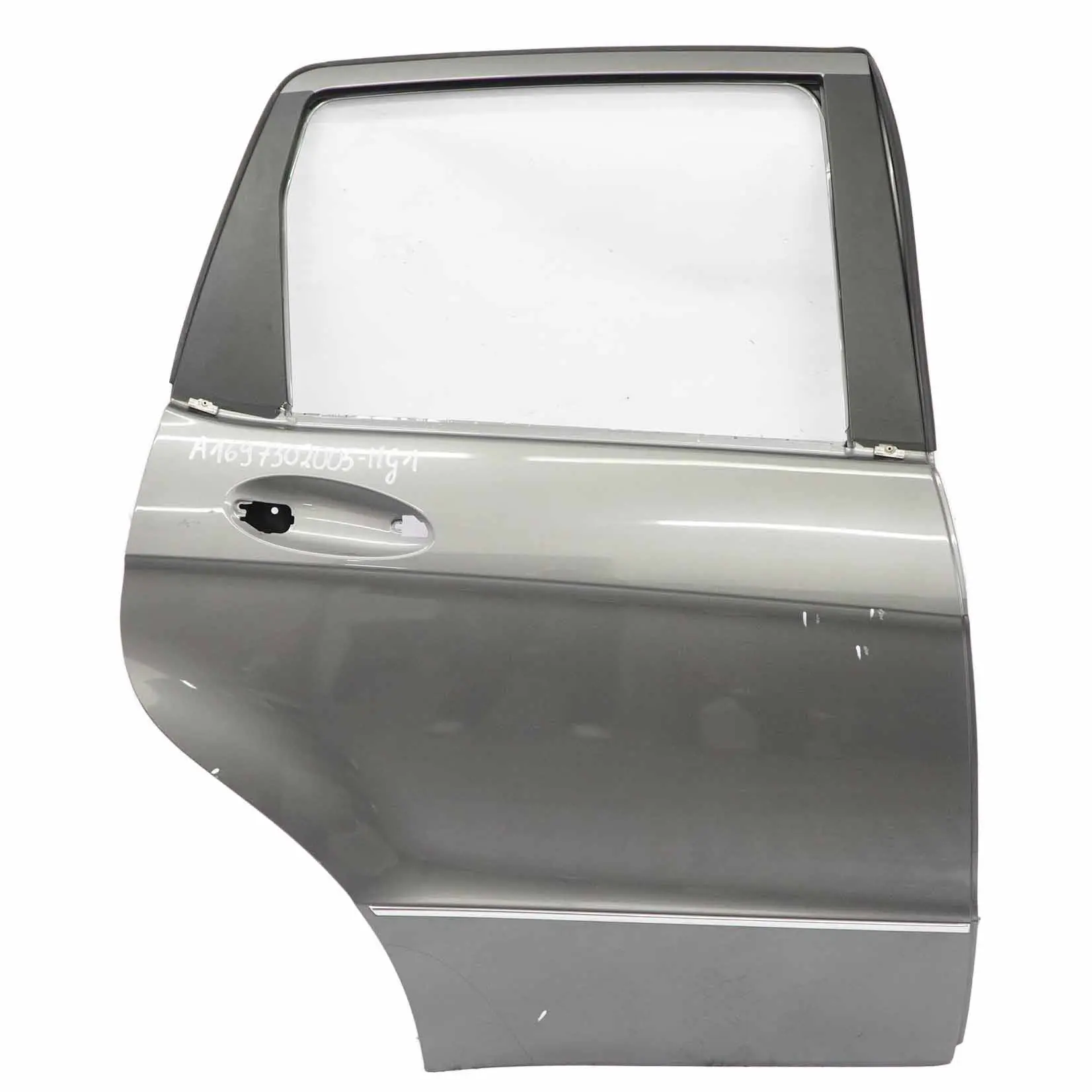 Mercedes W169 Door Rear Right O/S Mountain Gray Grey Metallic - 787