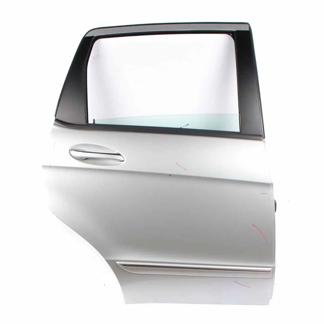 Rear Door Mercedes W169 Right O/S Panel Polar Silver Metallic - 761