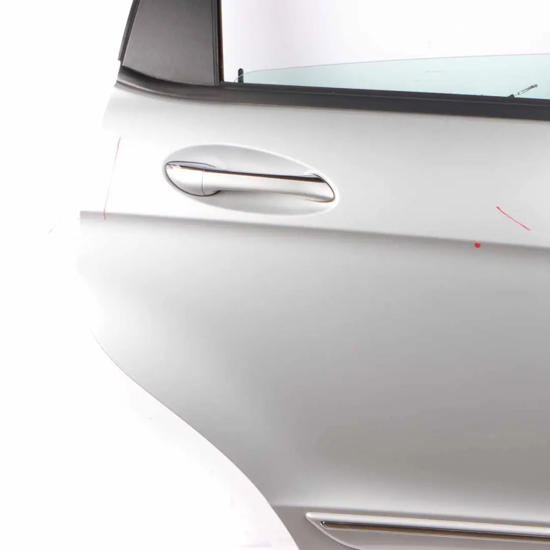 Rear Door Mercedes W169 Right O/S Panel Polar Silver Metallic - 761