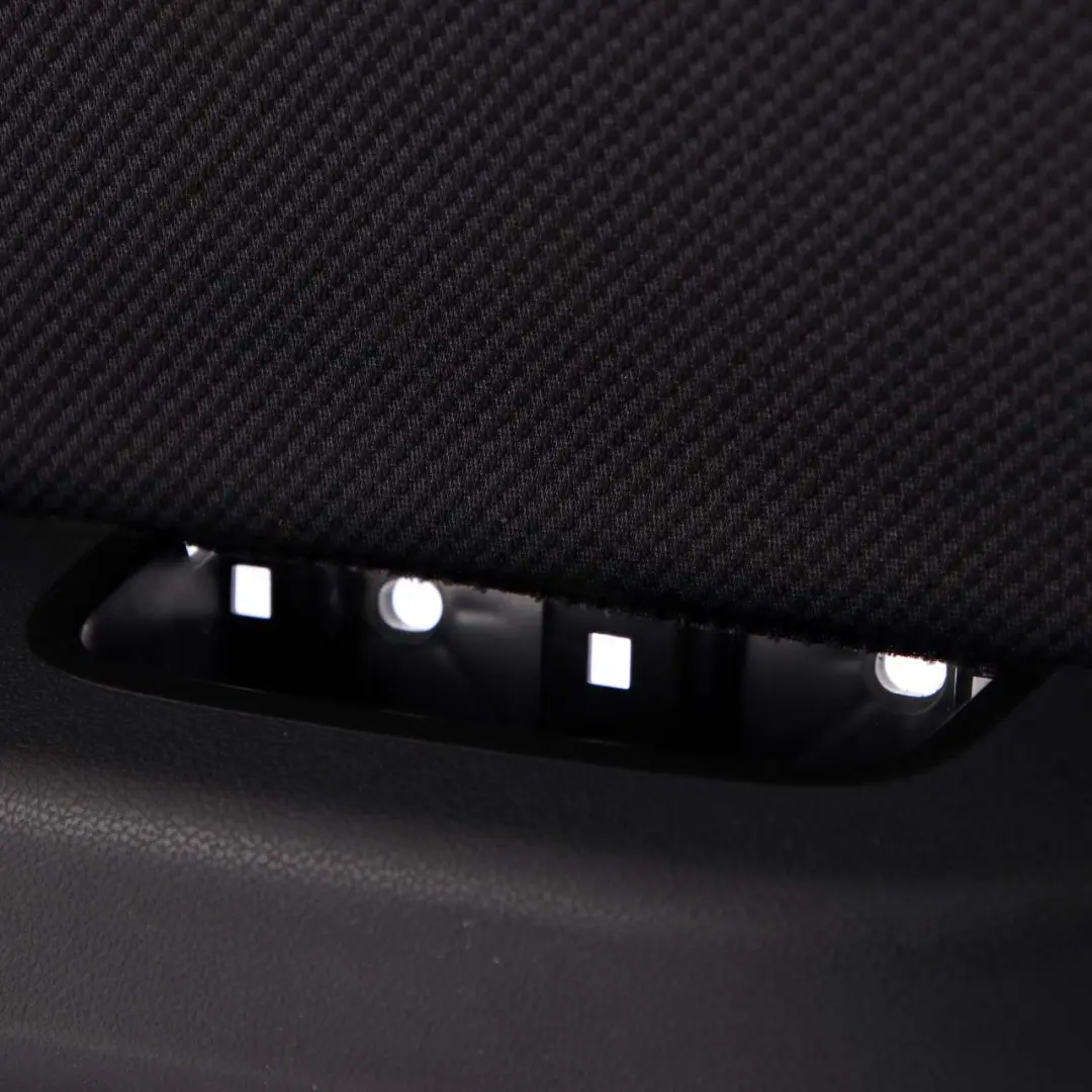 Mercedes-Benz A-Class W169 Rear Left N/S Door Card Trim Panel Cloth Black