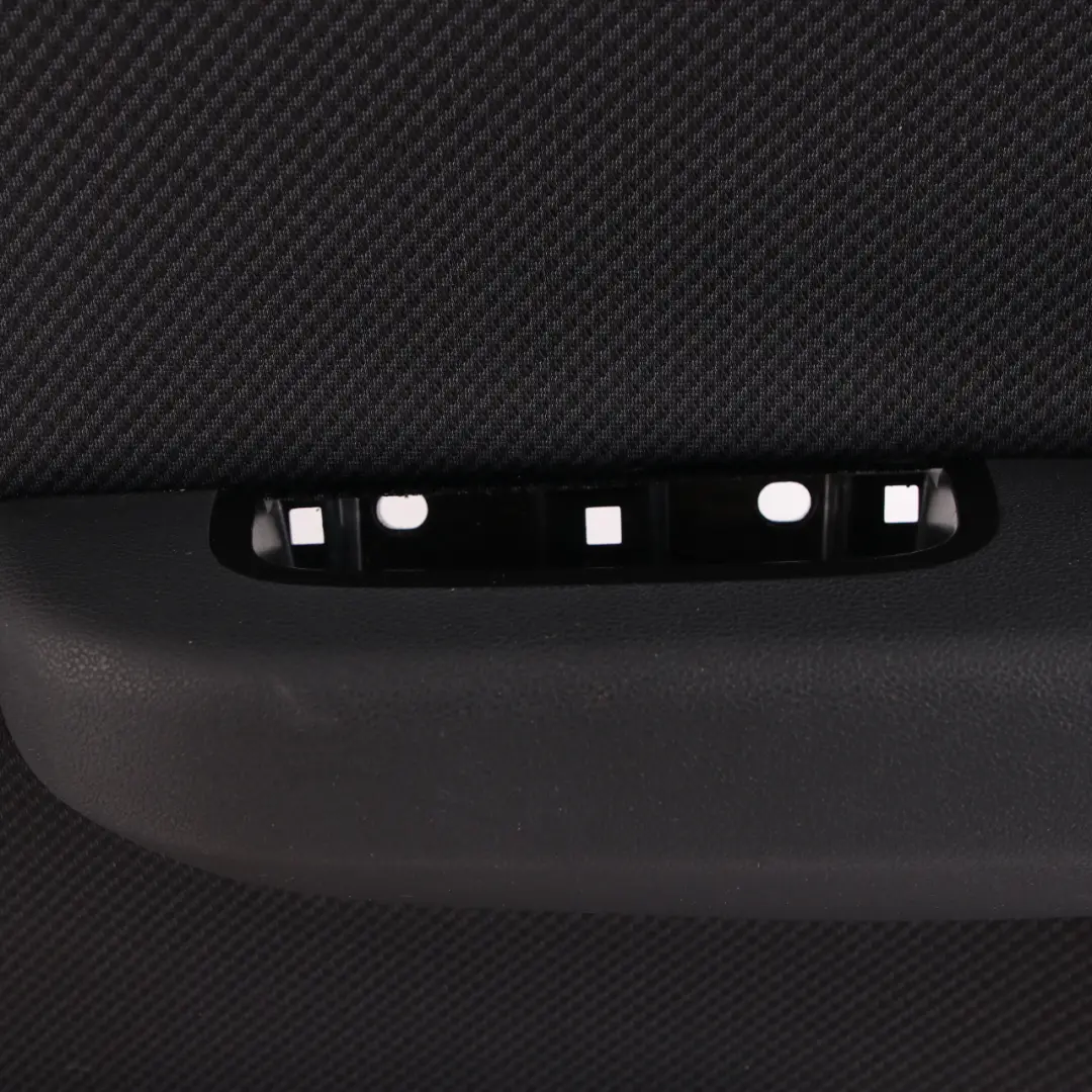 Mercedes-Benz A-Class W169 Rear Right O/S Door Card Trim Panel Cloth Black