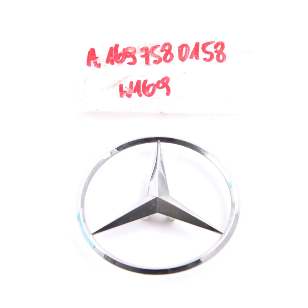 Mercedes W169 W221 Emblema Maletero Tapa Trasera Tailgate Badge logo étoile