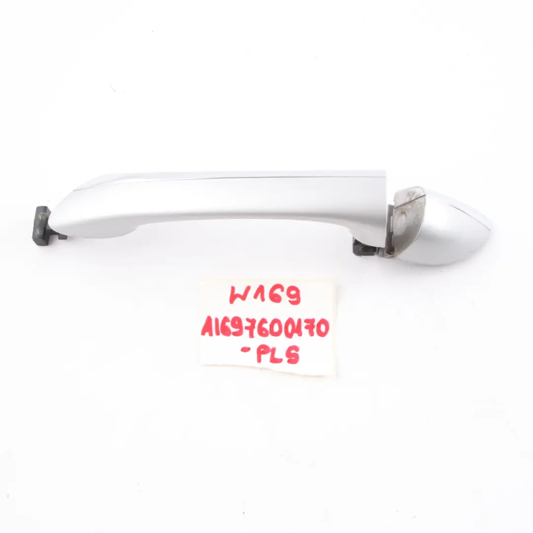 Door Handle Mercedes W169 W245 Rear Left N/S Grab Polar Silver Metallic - 761