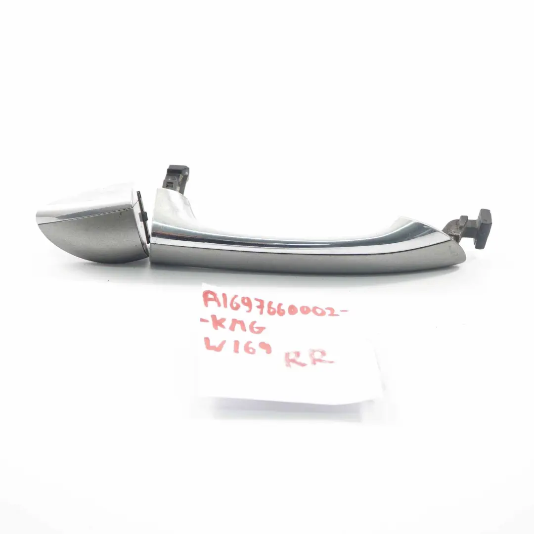 Door Handle Mercedes W169 W245 Rear Right O/S Grab Comet Grey Metallic - 748