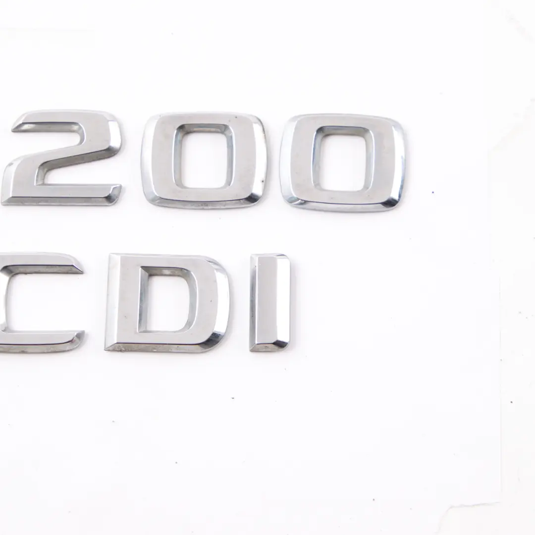 Mercedes W245 Lettering Emblem B200 CDI Rear Boot Trunk Tailgate Adhered