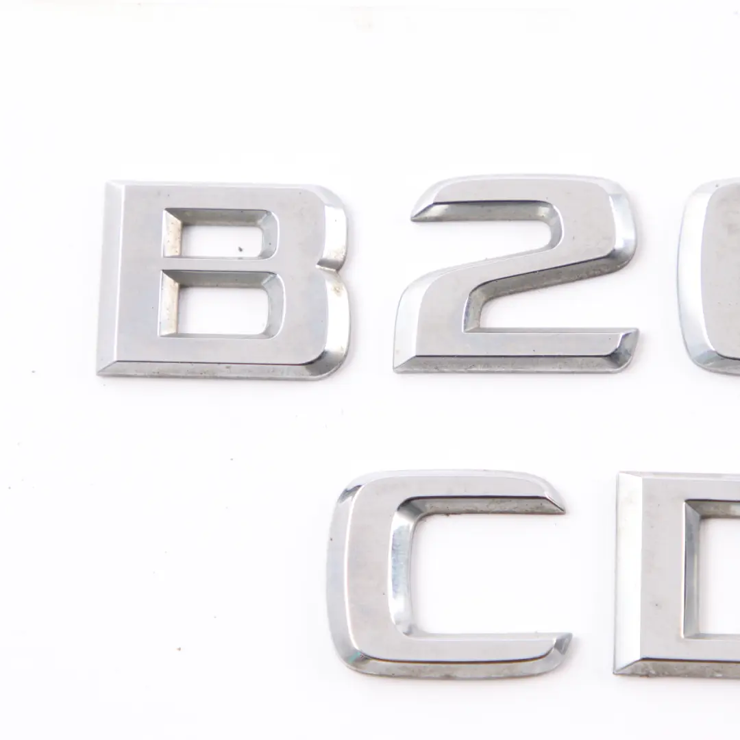 Mercedes W245 Lettering Emblem B200 CDI Rear Boot Trunk Tailgate Adhered