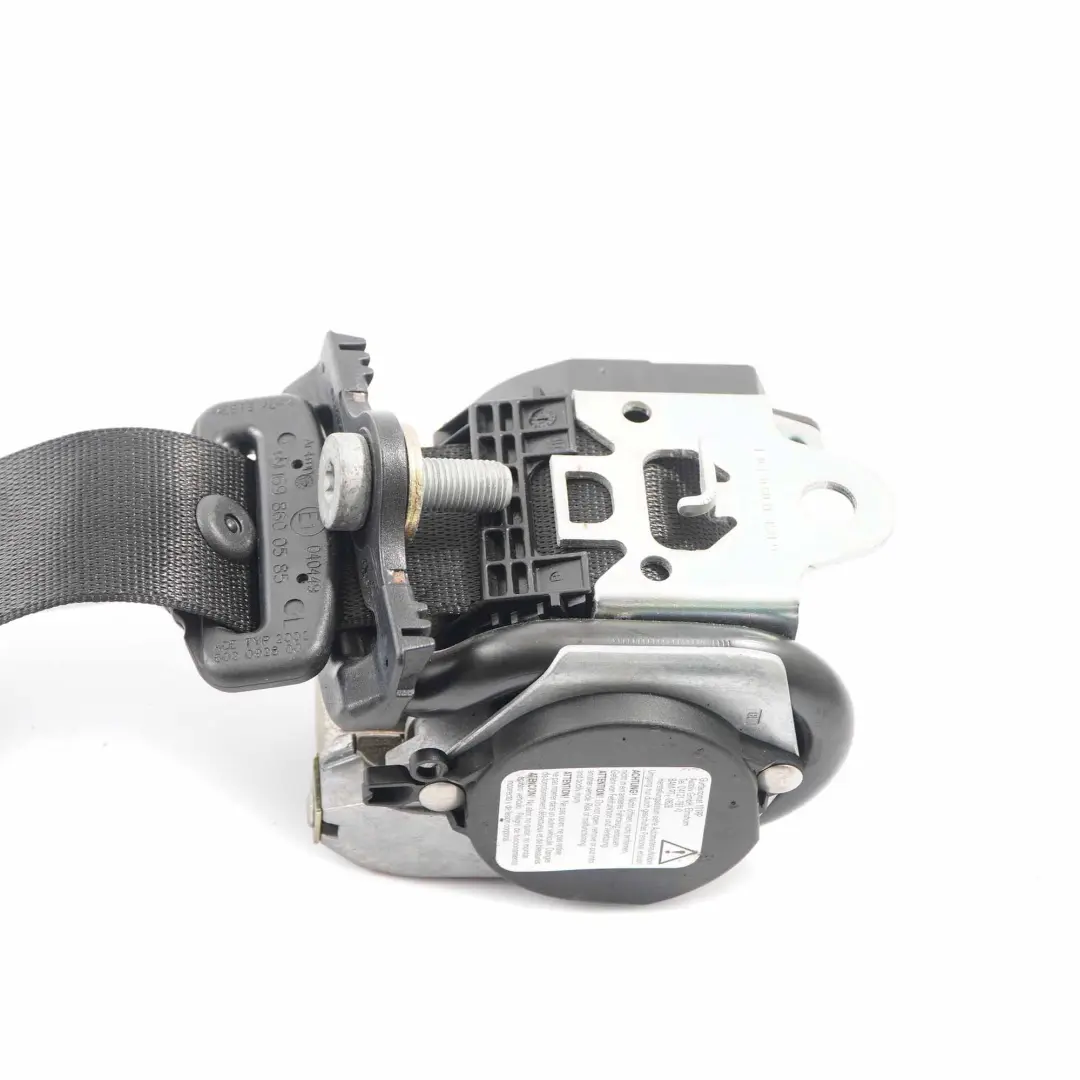 Mercedes W169 Ceinture sécurité arrière gauche Noir A1698600585