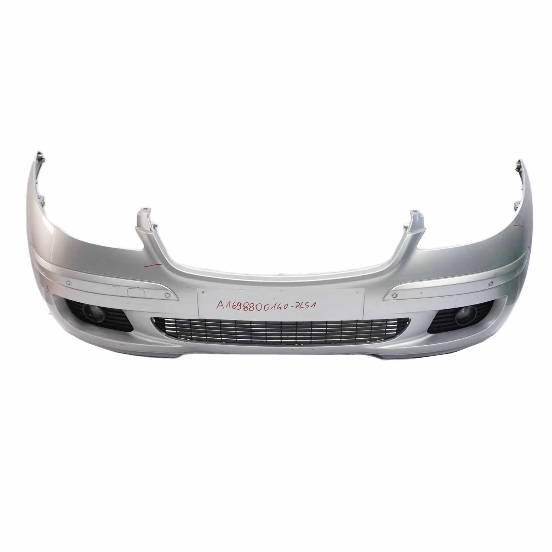 Mercedes W169 Front Bumper Parktronic Trim Panel Polar Silver Metallic - 761