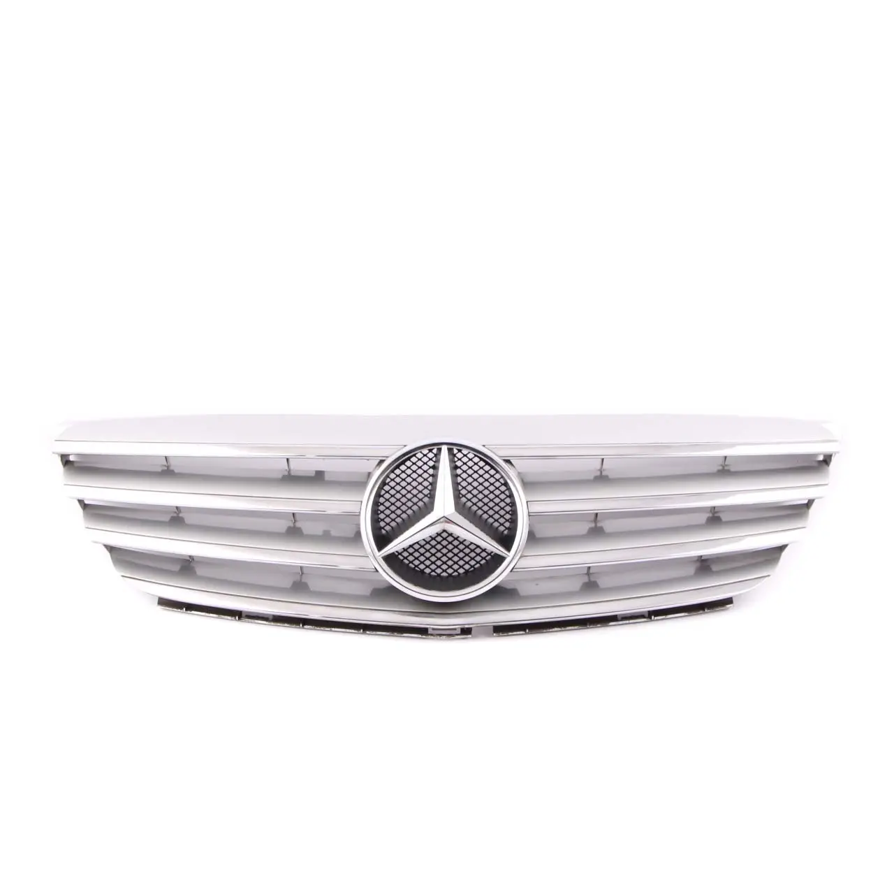 Mercedes W245 Front Hood Bonnet Radiator Grille Beam Trim Panel Silver Chrome