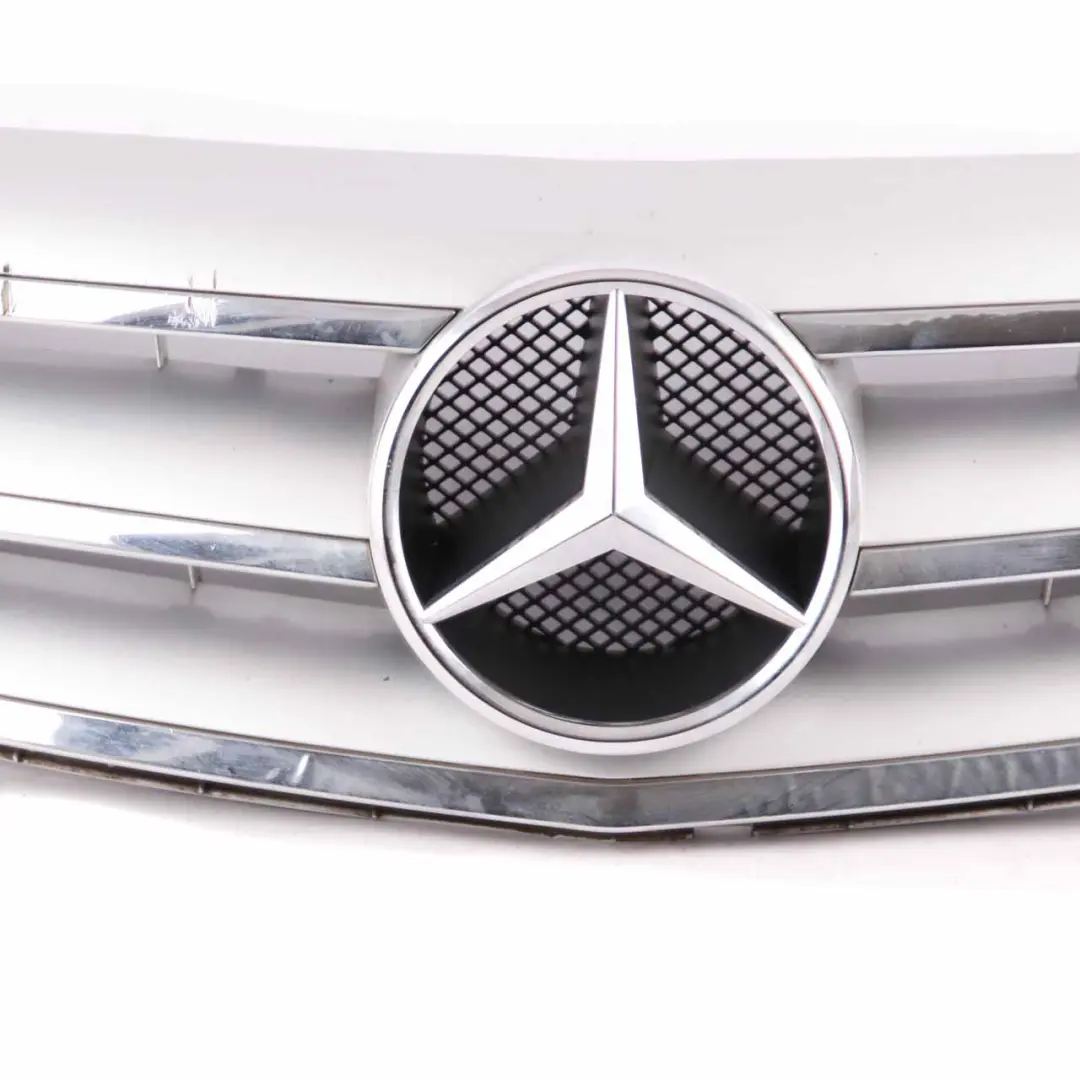 Front Grille Mercedes W245 Hood Bonnet Radiator Sport Beam Silver Chrome