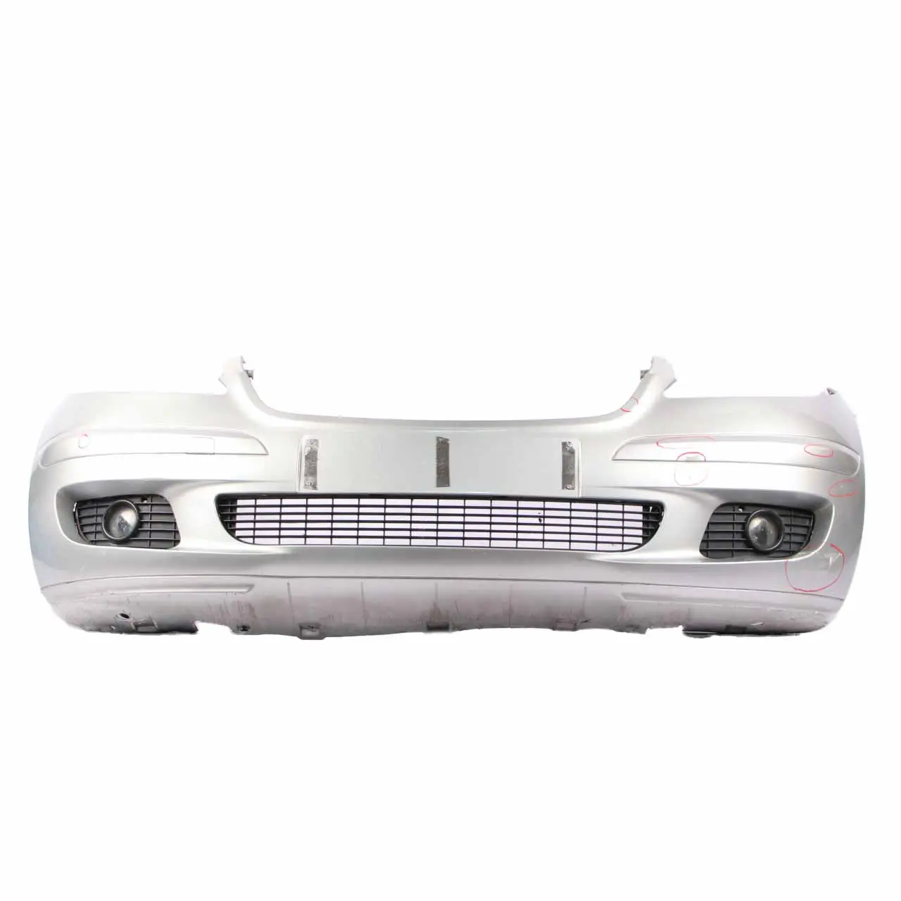 Mercedes W169 Front Bumper Trim Panel Covering Polar Silver Metallic - 761