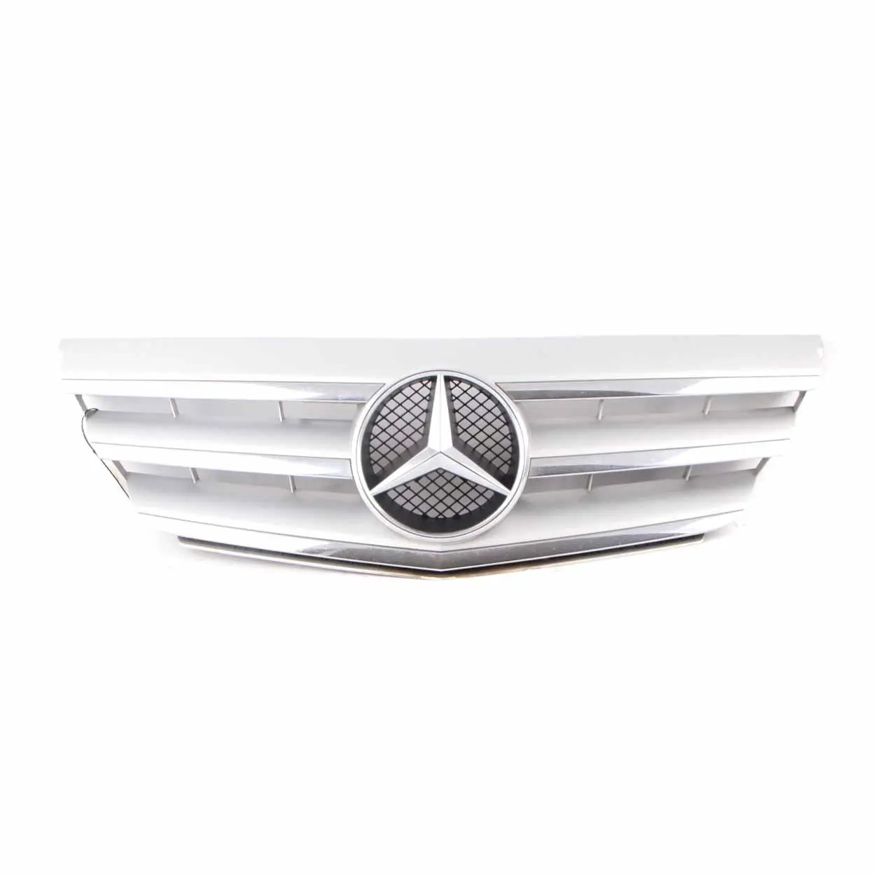 Mercedes W245 Capo Delantero Capo Radiador Rejilla Viga Embellecedor Plata Cromo