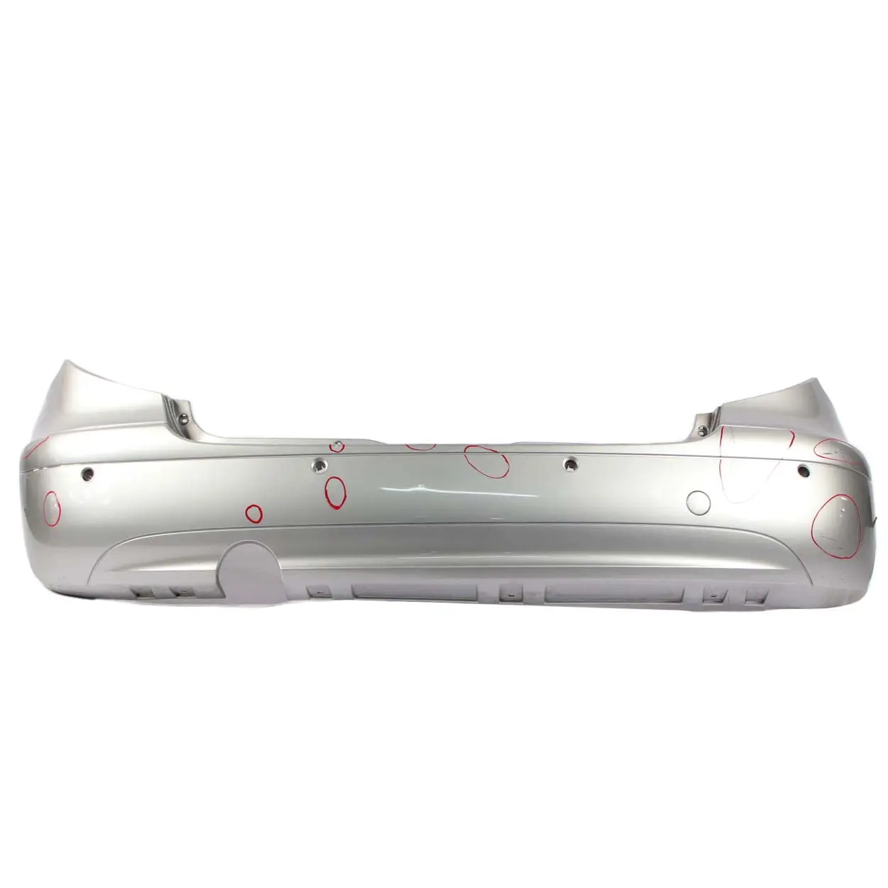 Mercedes-Benz A W169 Classic Standard Rear Bumper Trim Panel Polar Silver