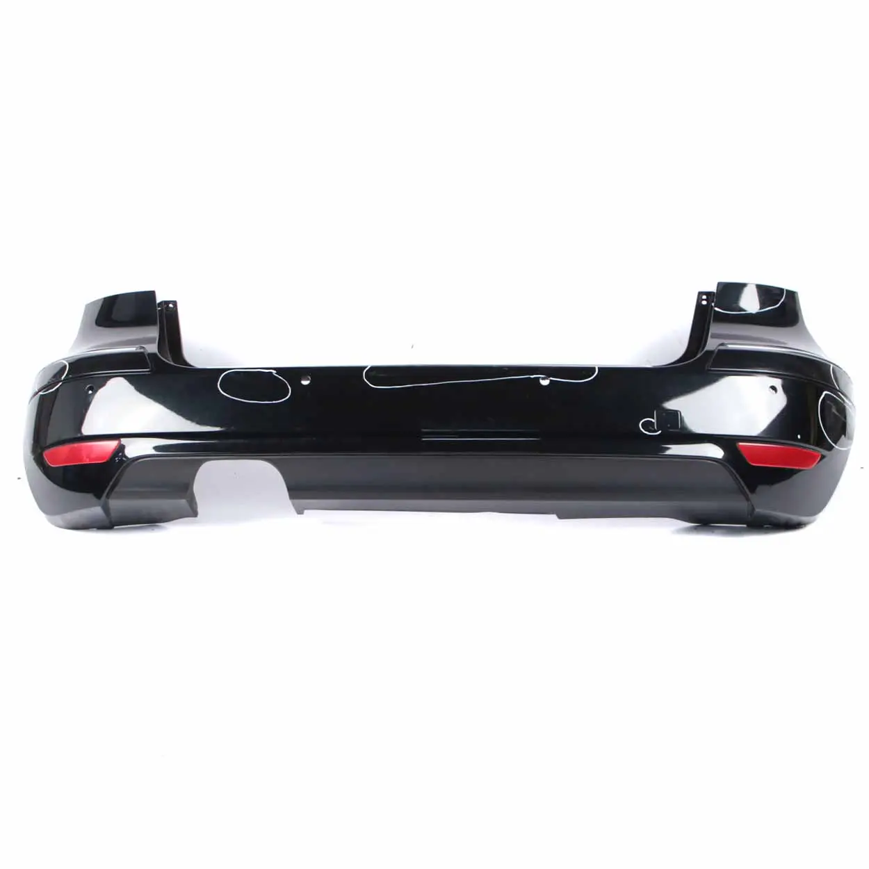 Rear Bumper Mercedes W245 Sport Package Trim Panel Kosmos Cosmic Black - 191