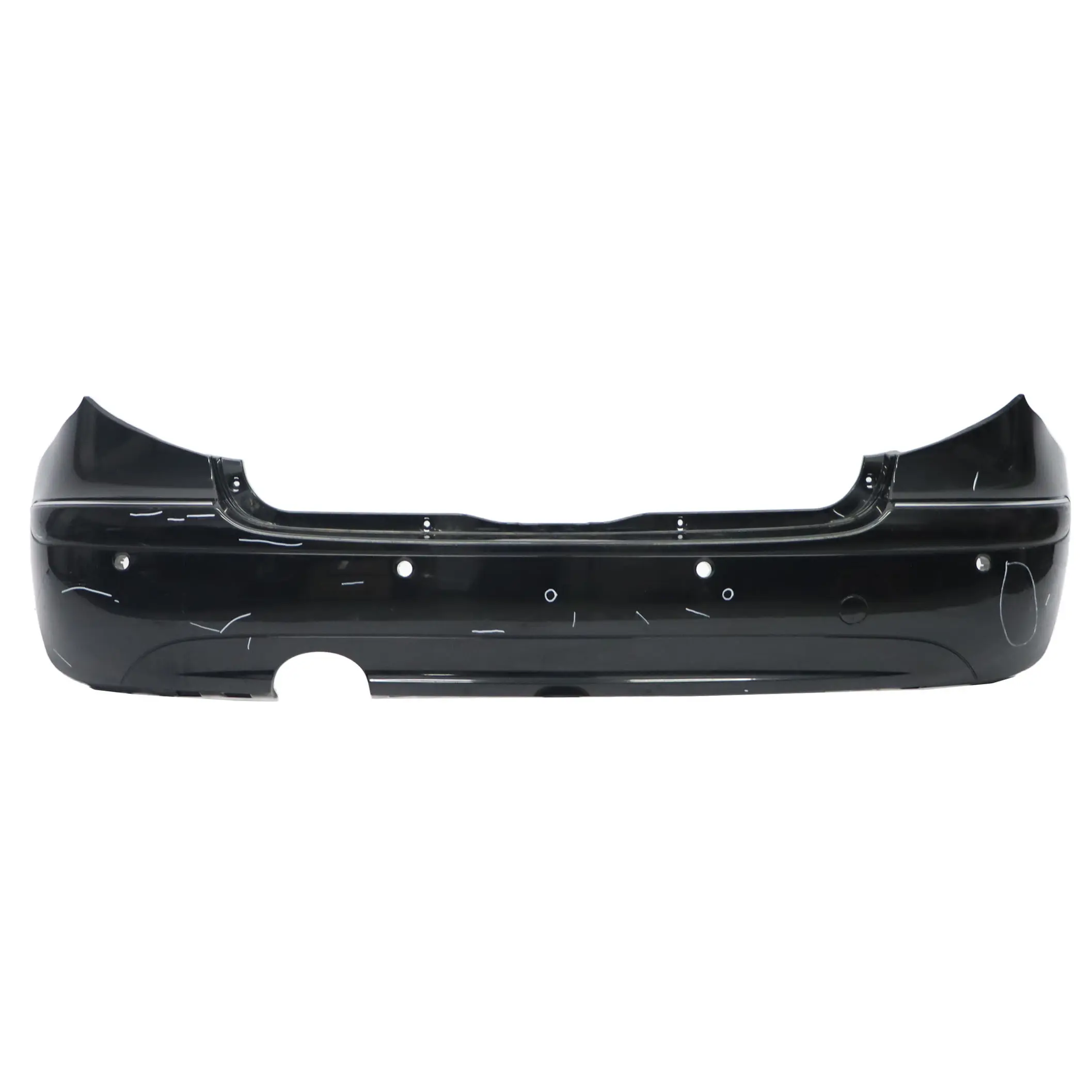 Mercedes W169 Rear Bumper Trim Panel Covering Tropical Black Metallic - 160