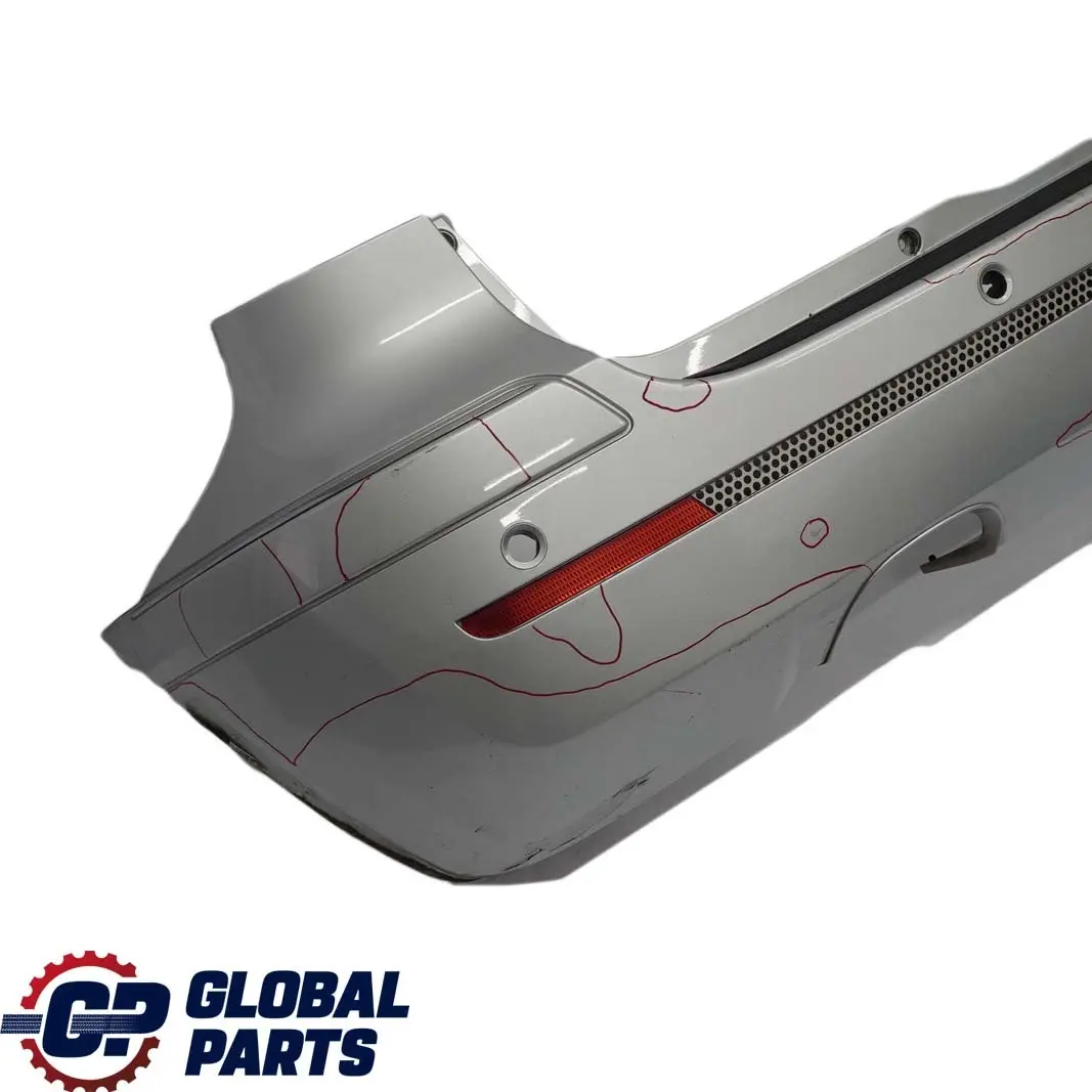 Mercedes-Benz B W245 Sport Rear Bumper Trim Panel Polar Silver Metallic - 761