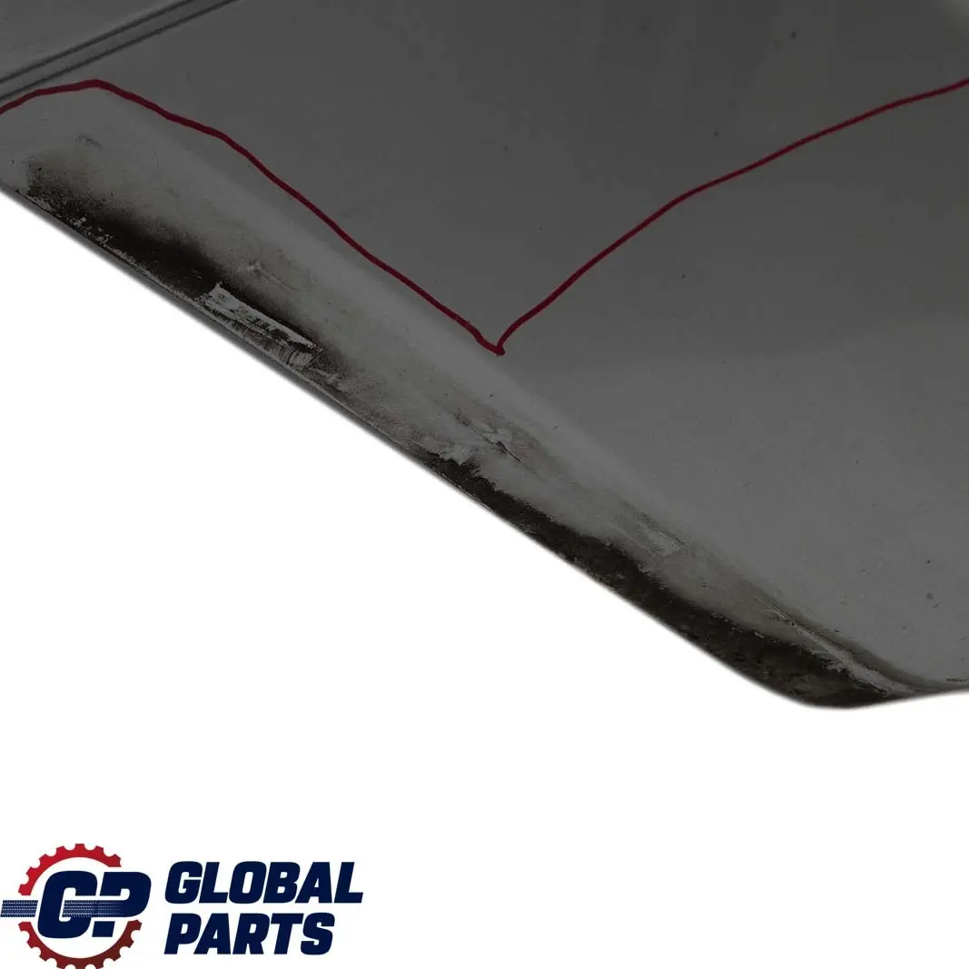 Mercedes-Benz B W245 Sport Rear Bumper Trim Panel Polar Silver Metallic - 761