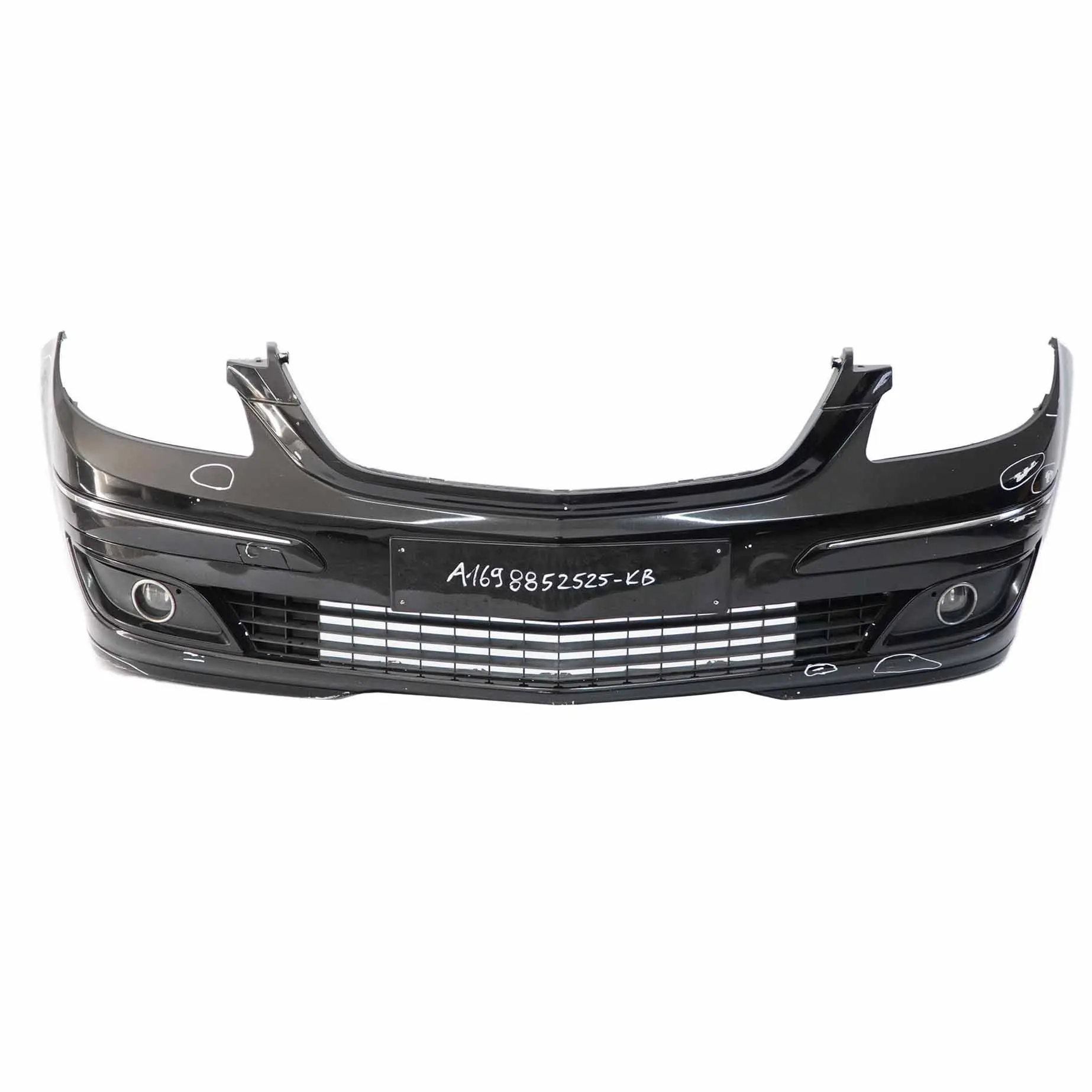 Mercedes W245 Complete Front Bumper Trim Panel Cosmic Black Metallic - 191