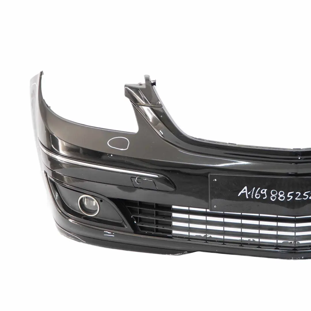 Mercedes W245 Complete Front Bumper Trim Panel Cosmic Black Metallic - 191