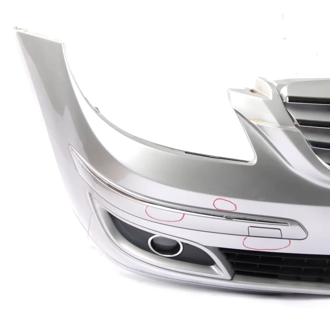 Mercedes W245 Complete Front Bumper Trim Panel Polar Silver Metallic - 761