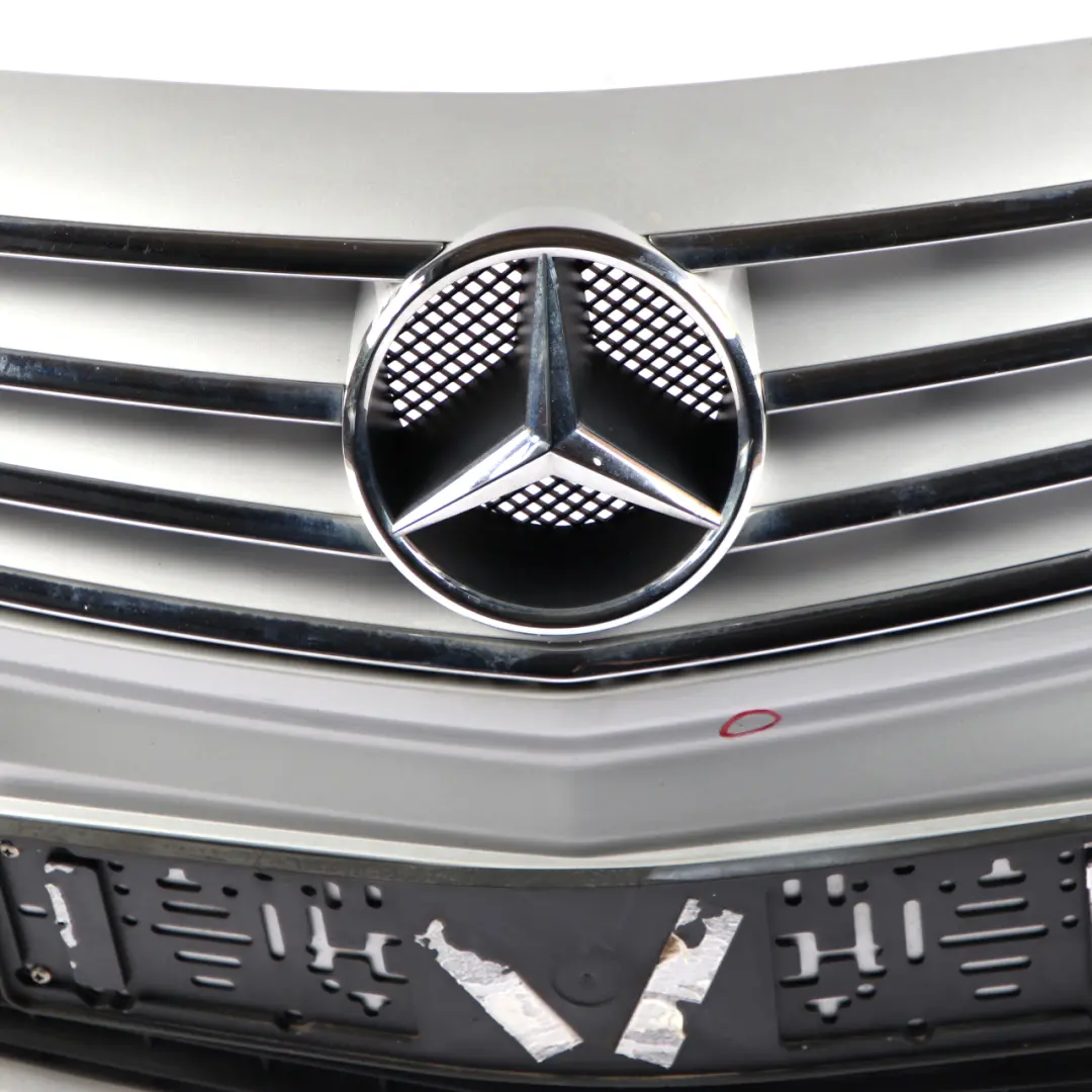 Mercedes W245 Complete Front Bumper Trim Panel Polar Silver Metallic - 761