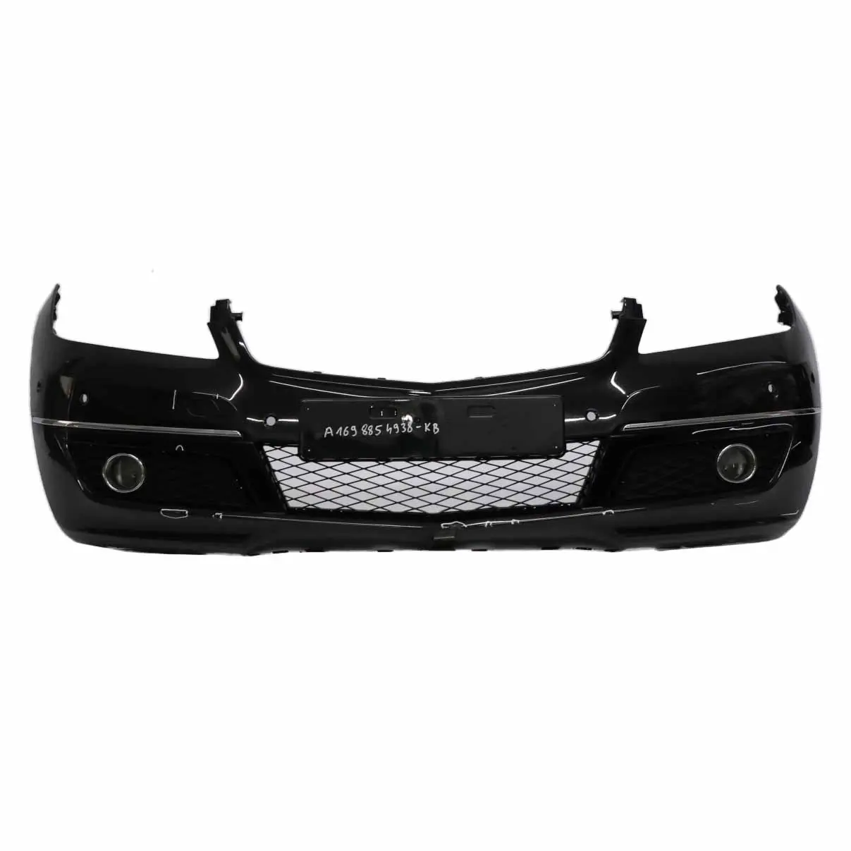 Mercedes W169 Front Bumper Trim Panel Kosmos Cosmic Black Metallic - 191