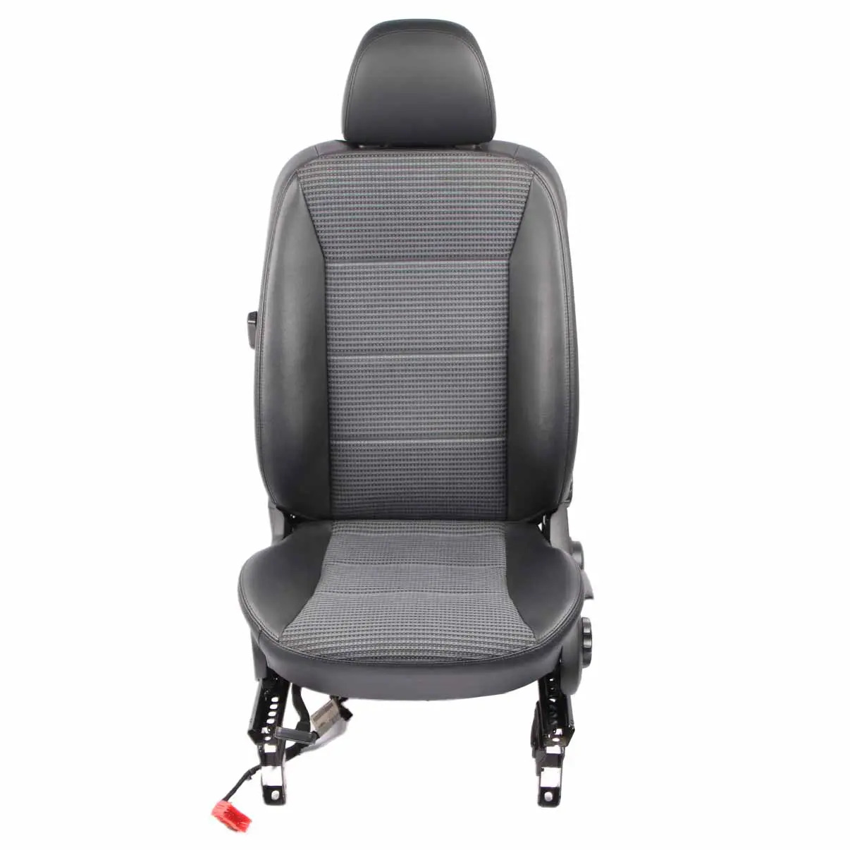 Front Seat Mercedes W169 Left N/S Heated Cloth Leather Backrest Black