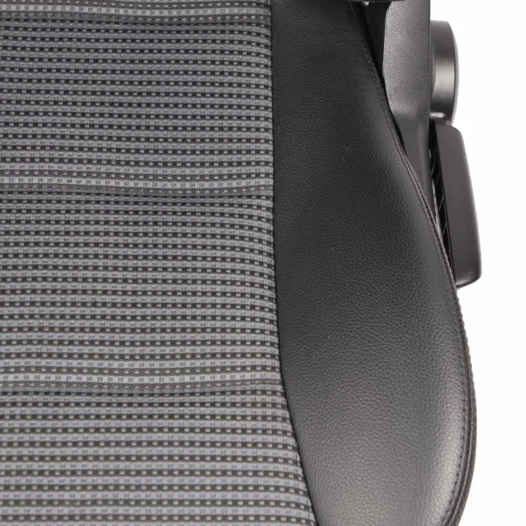 Front Seat Mercedes W169 Left N/S Heated Cloth Leather Backrest Black