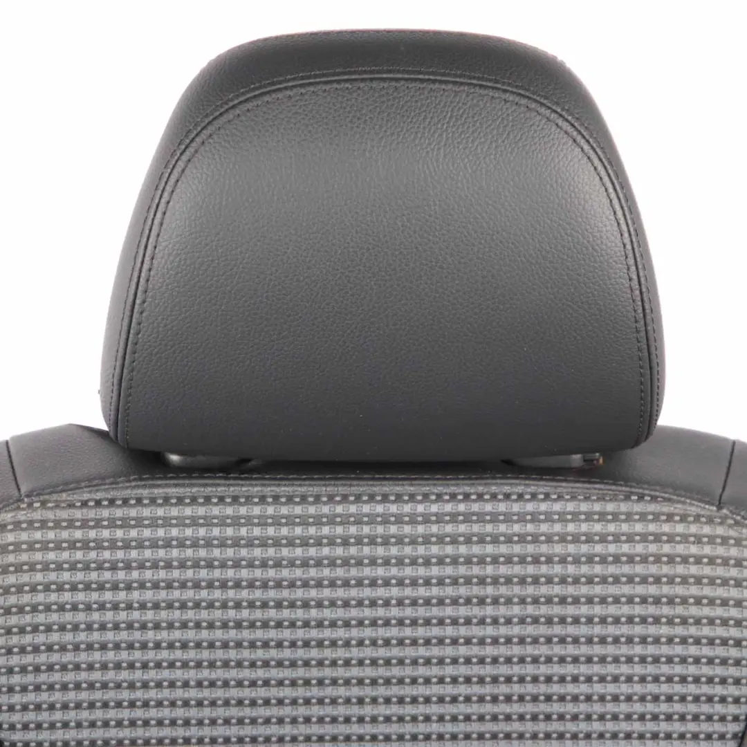 Front Seat Mercedes W169 Left N/S Heated Cloth Leather Backrest Black