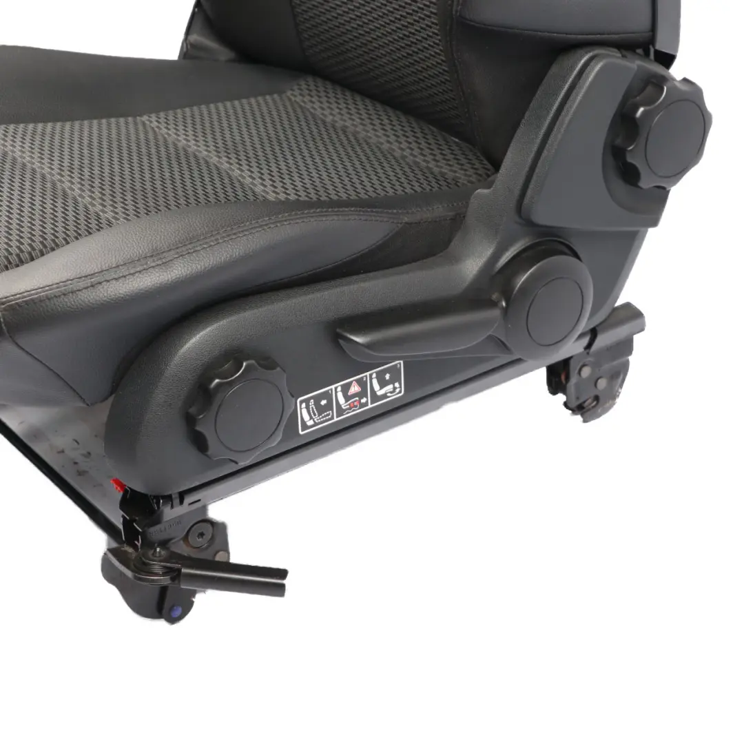 Front Seat Mercedes W169 Fabric Leather Left N/S Black Anthracite Folding