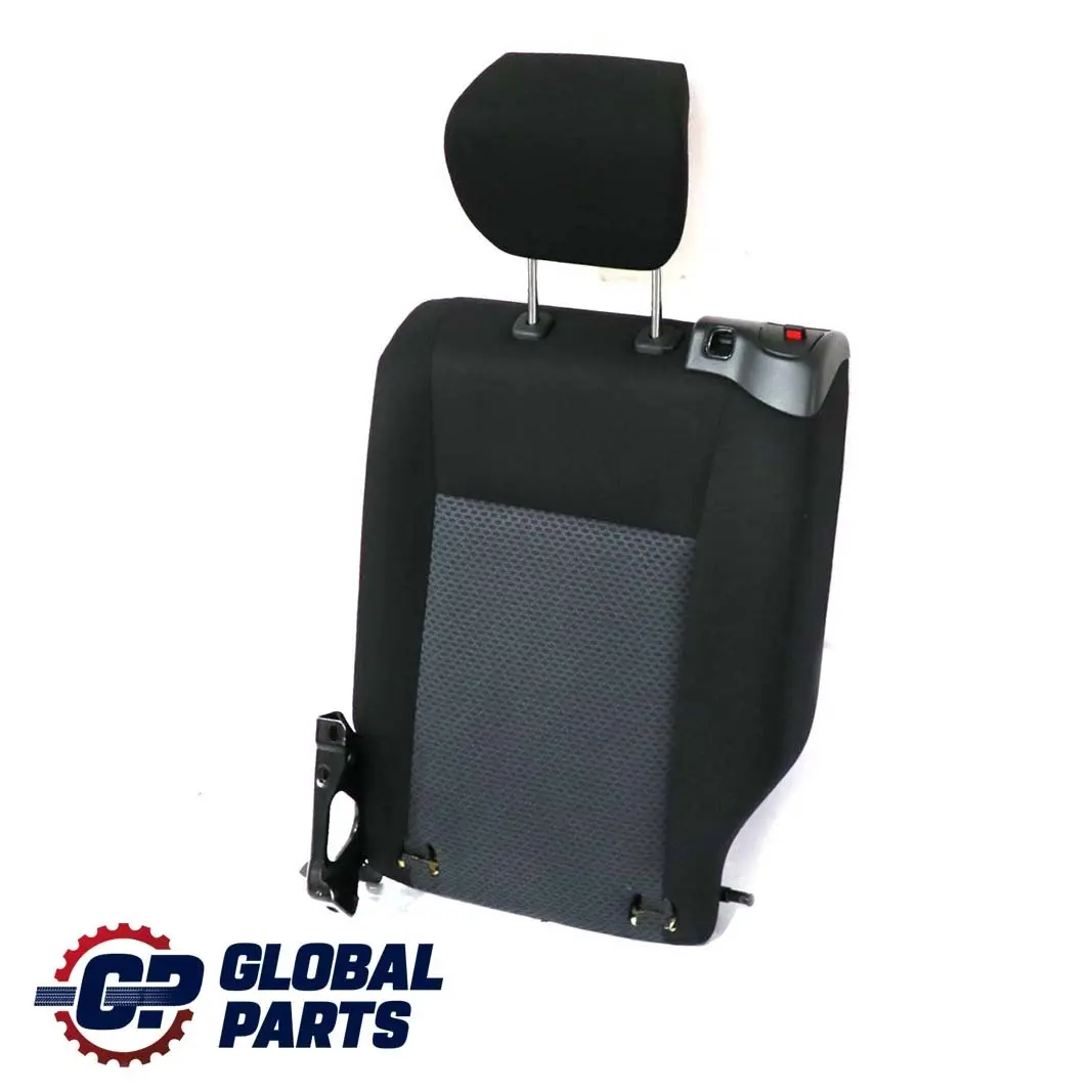Mercedes Benz A Class W169 Rear Left Seat N/S Cloth Backrest Black Anthracite