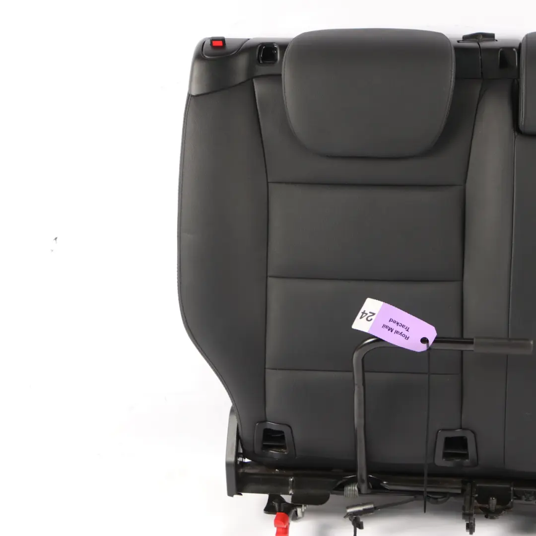 Mercedes W169 W245 Backrest Rear Right Seat O/S Back Cover Leather Nappa Black