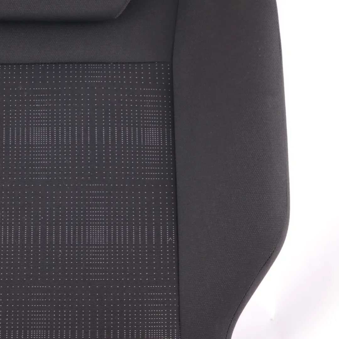 Mercedes W169 Rear Left Seat N/S Cloth Backrest Black Anthracite