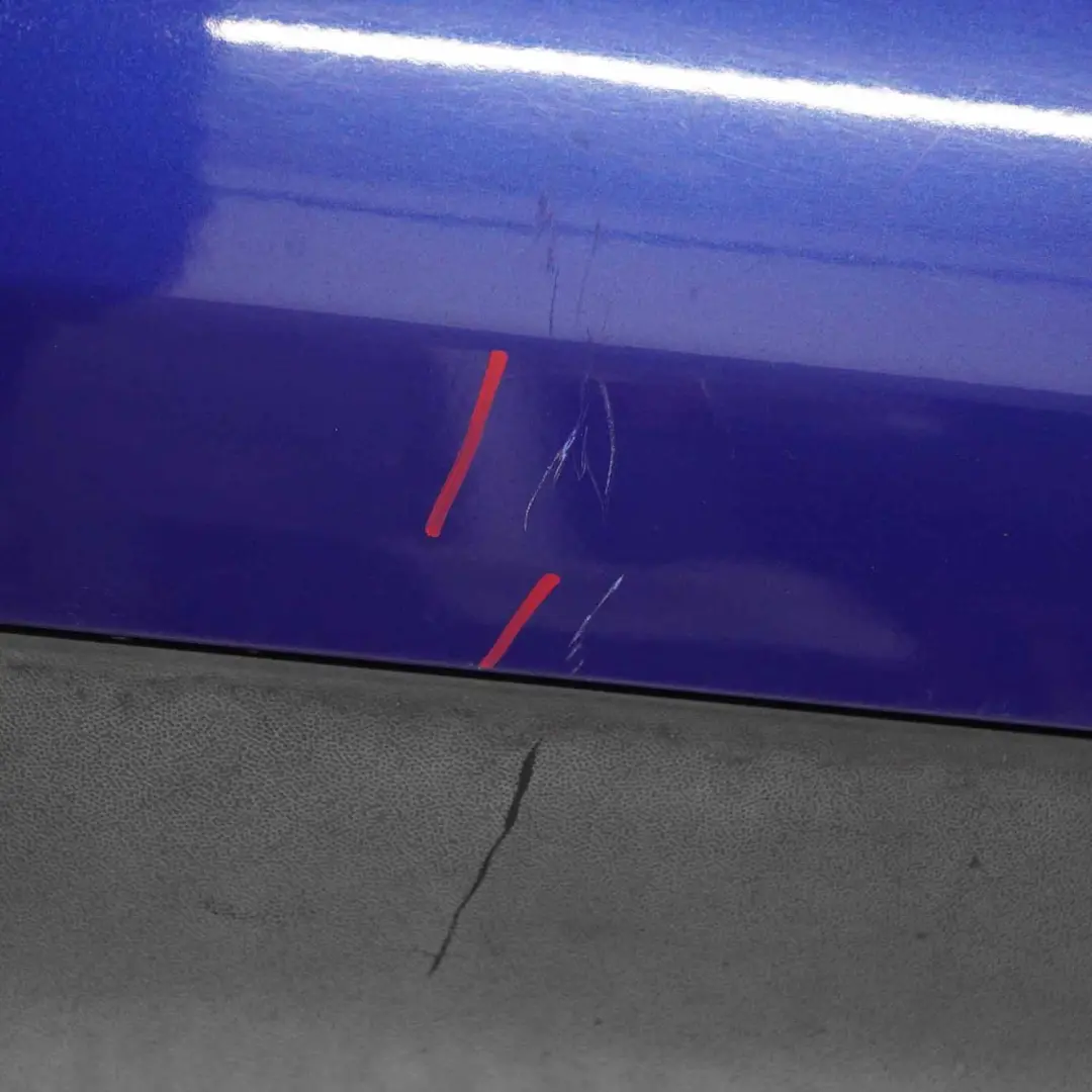 Mercedes SLK R170 Rear Bumper Trim Panel Covering Linarite Blue Metallic - 352