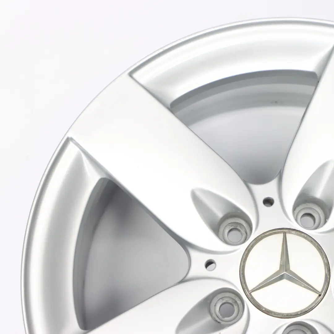 Mercedes SLK R171 Silberne Hinter rad felge 16" 5 Speichen 8J ET:30 A1714010202