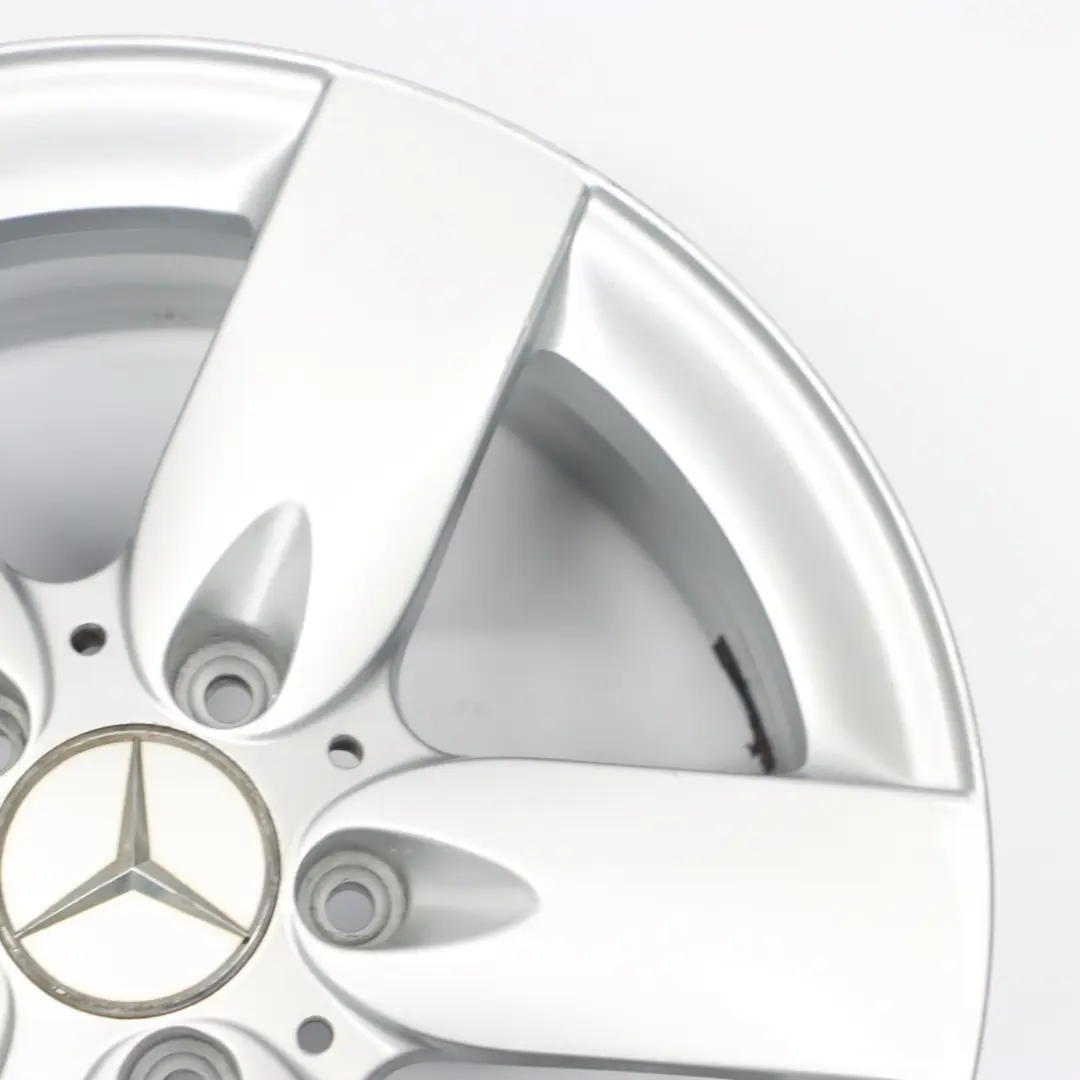 Mercedes SLK R171 Silberne Hinter rad felge 16" 5 Speichen 8J ET:30 A1714010202