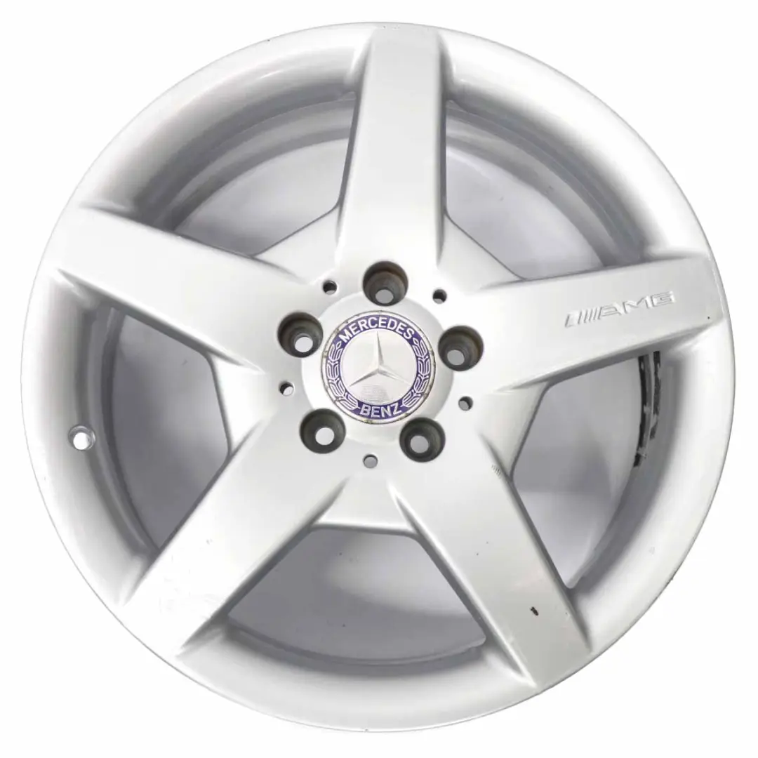 Mercedes R171 AMG Silver Alloy Wheel Rim 17" 7,5J ET:37 5-Hole A1714011402