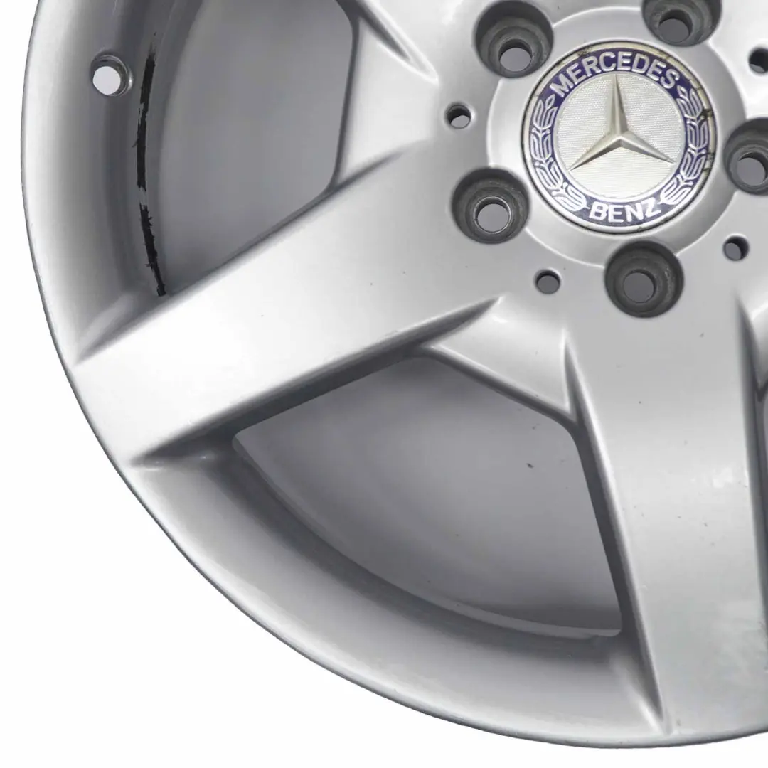 Mercedes R171 AMG Silberne Leichtmetallfelge 17" 7,5J ET:37 5-Loch A1714011402