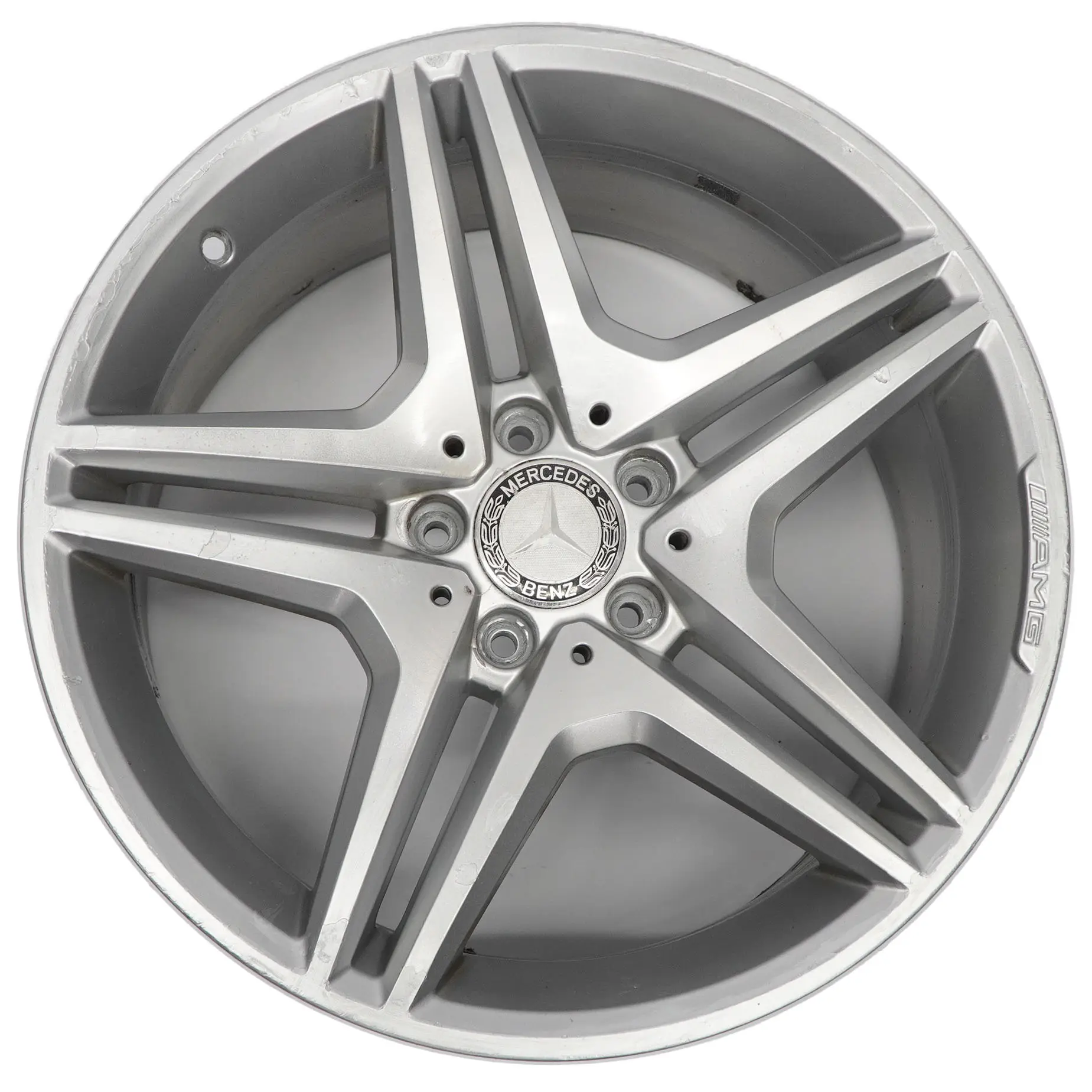 Mercedes R171 C209 AMG Jante arrière alliage argenté 18" 8,5J ET:30 A1714014802