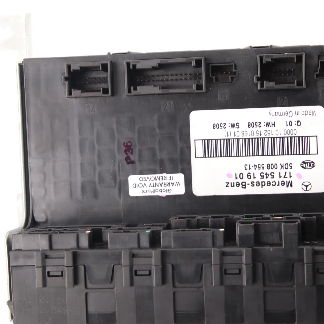 Mercedes SLK R171 Fuse Box Rear SAM Relay Control Unit Module A1715451901