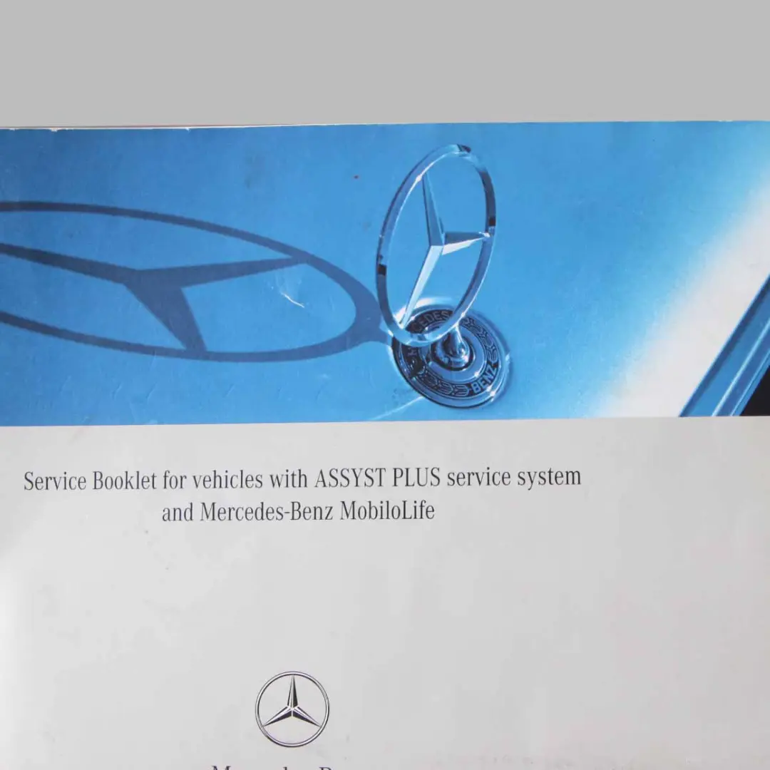 Mercedes W169 W245 Owner's Service Booklet A1715847293
