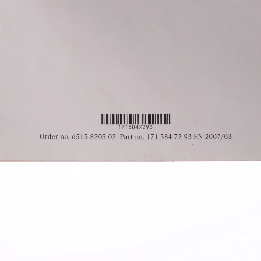 Owner's Handbook Service Booklet Slipcase Pouch Case Wallet Mercedes W169 W245 - SKU A1715847293 - Part number A1715847293
