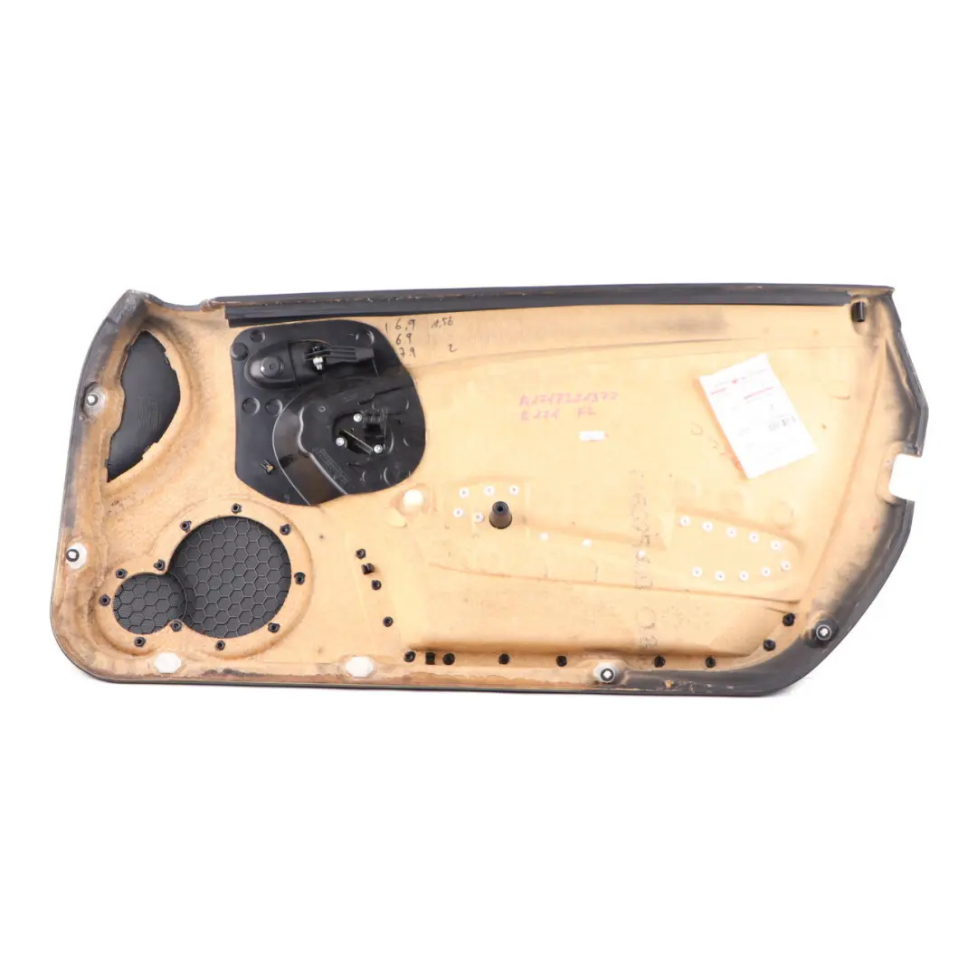 Door Card Mercedes SLK R171 Convertible Front Left N/S Leather Nappa Red Lining