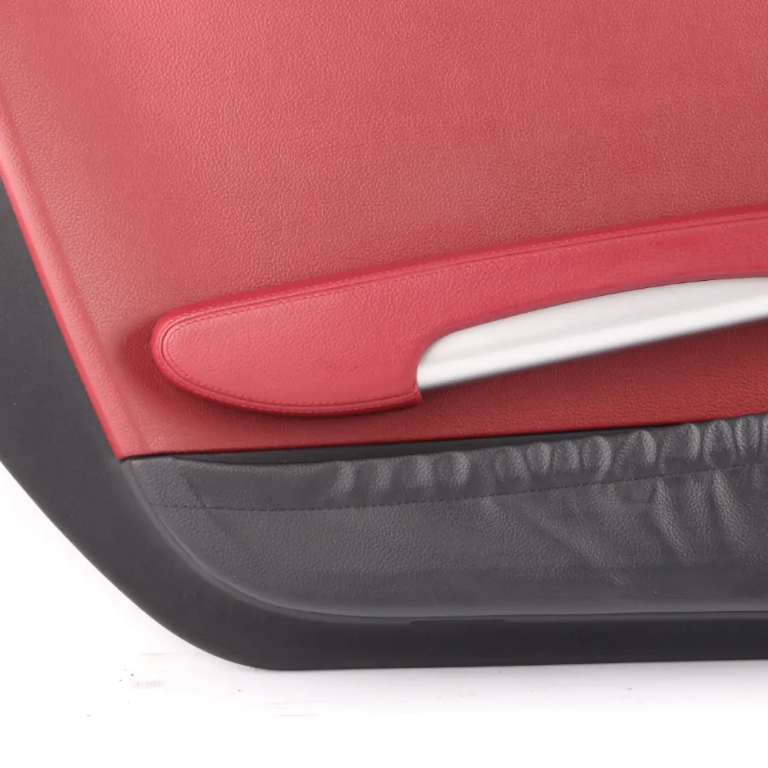 Door Card Mercedes SLK R171 Convertible Front Left N/S Leather Nappa Red Lining