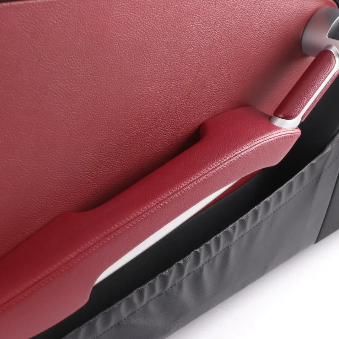 Door Card Mercedes SLK R171 Convertible Front Left N/S Leather Nappa Red Lining